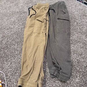 🌮RSQ Cargo Pants Tan and Grayish green